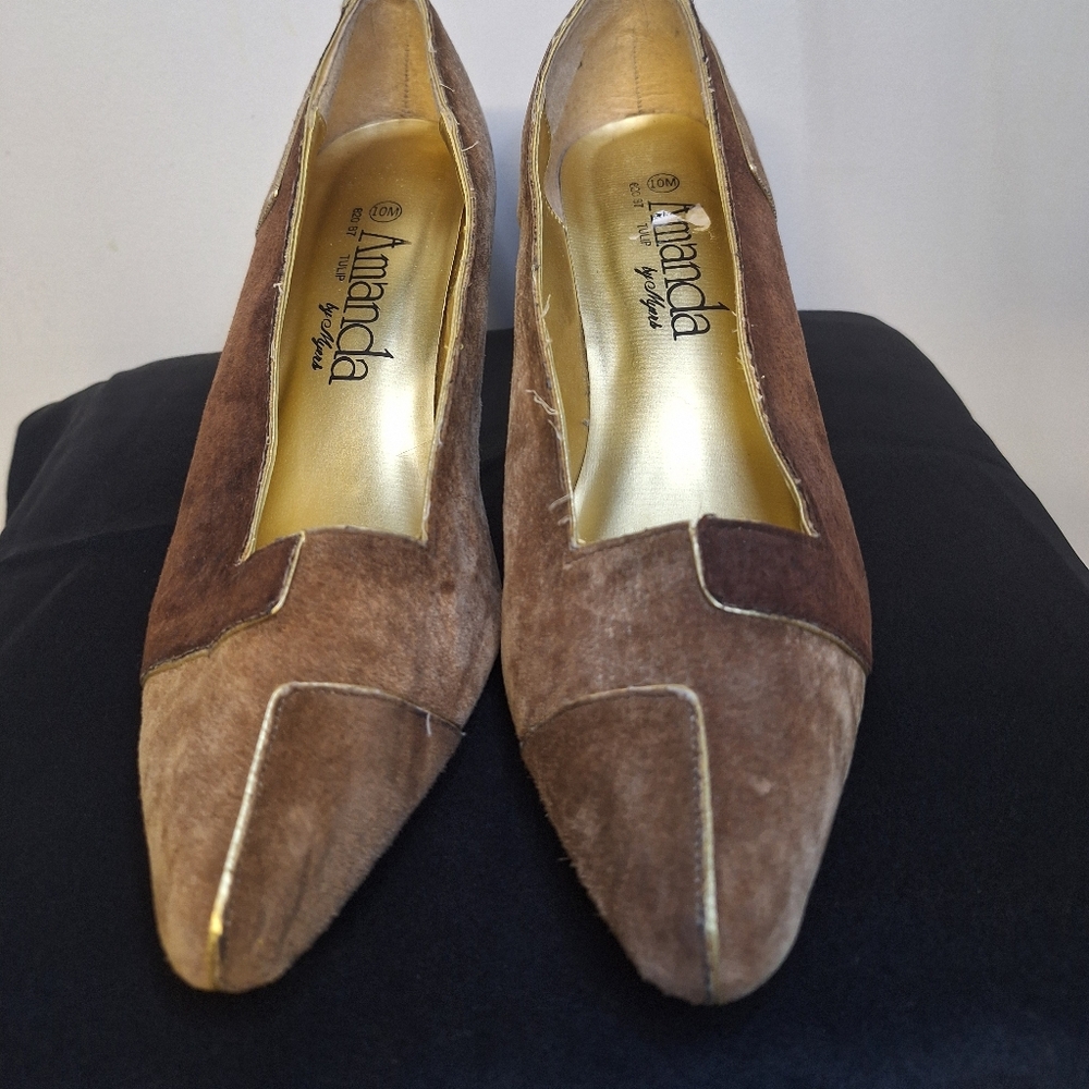 Brown Suede Heels